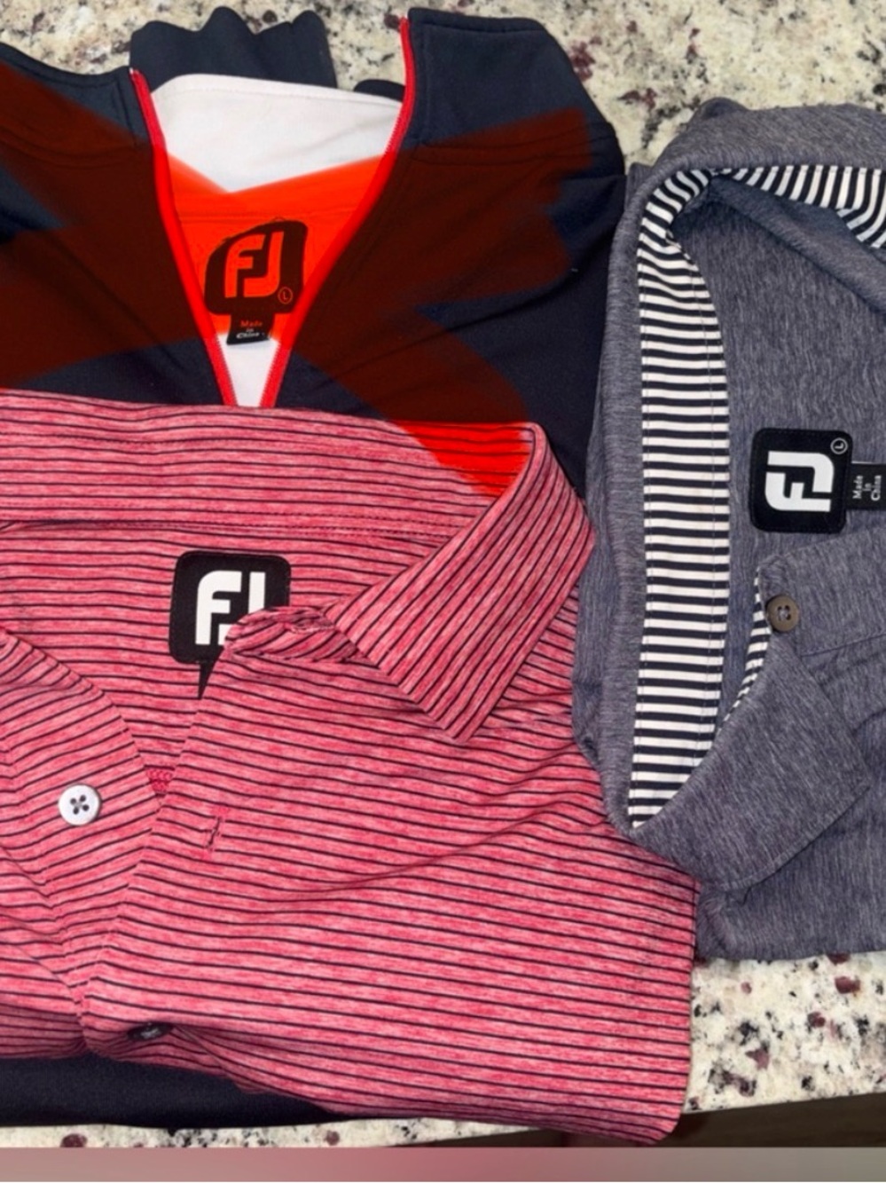 Men’s Footjoy Southern Landings golf bundle - 2 polos